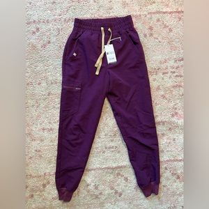 XXS Deep Purple High Waist Jogger Pants